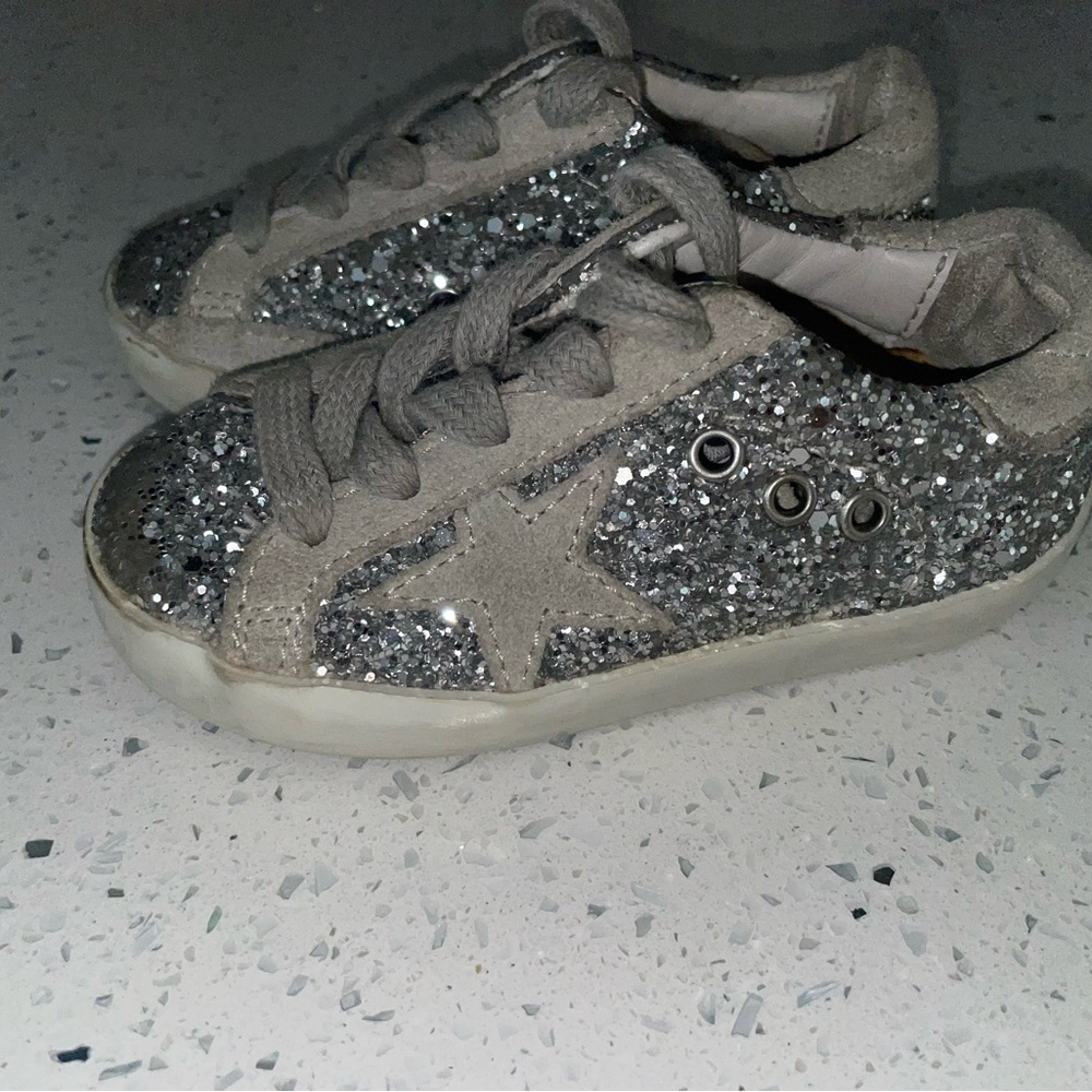Toddler size 17 Golden Goose.